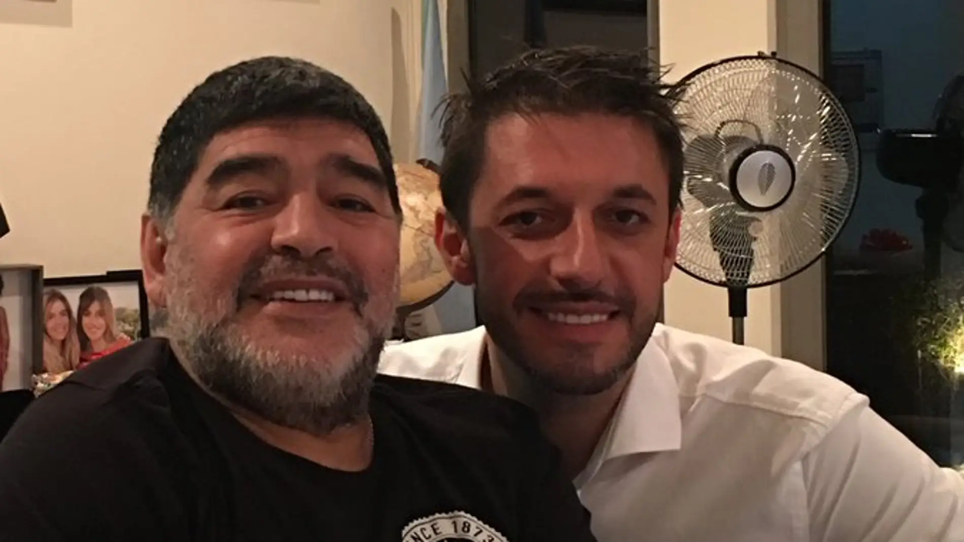 Maradona, con su abogado
