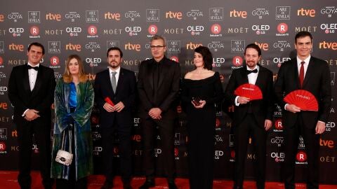 Los pol&iacute;ticos, en la gala de los Goya 2018
