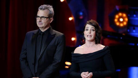 Mariano Barroso y Nora Navas en los Goya 2018