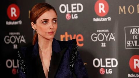 Leticia Dolera en la alfombra roja de los Goya 2018