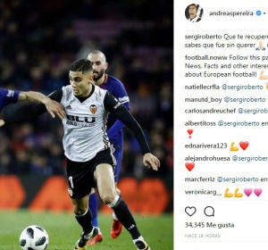 Sergi Roberto se disculpa con Pereira Sergi Roberto se disculpa con Pereira