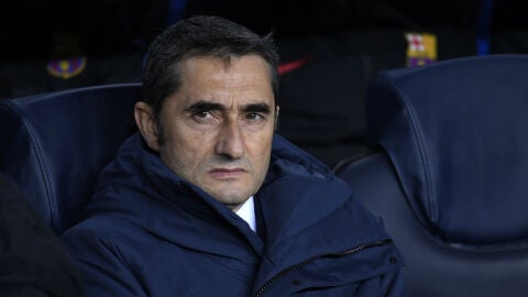 Ernesto Valverde, entrenador del Barcelona