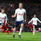 Harry Kane celebra el 2-2 definitivo en Anfield ante el Liverpool Harry Kane celebra el 2-2 definitivo en Anfield ante el Liverpool