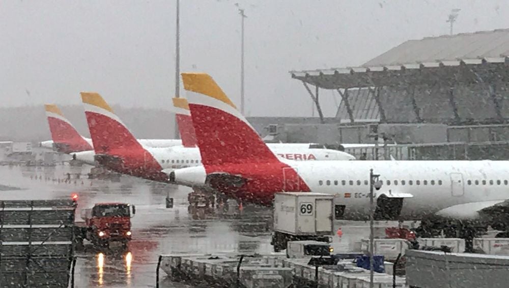 Fotografía facilitada por Iberia del aeropuerto Adolfo Suárez Madrid-Barajas