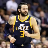 Ricky Rubio, durante un partido de los Jazz Ricky Rubio, durante un partido de los Jazz
