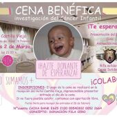 Cena Benéfica Investigación Cáncer Infantil Viernes 2 de Marzo