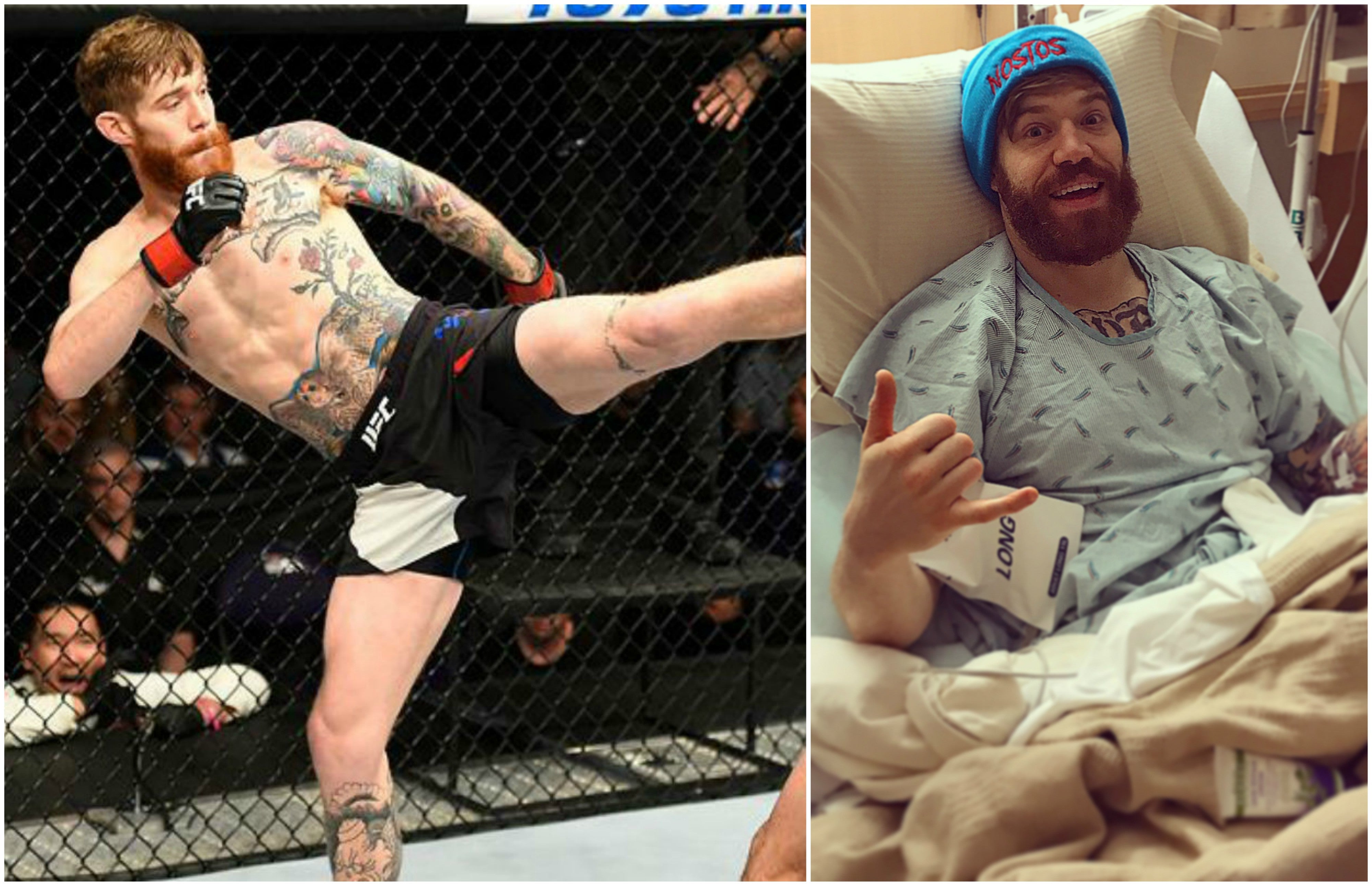 Le rompen un testículo a un luchador de UFC tras sufrir una brutal patada Le rompen un testículo a un luchador de UFC tras sufrir una brutal patada
