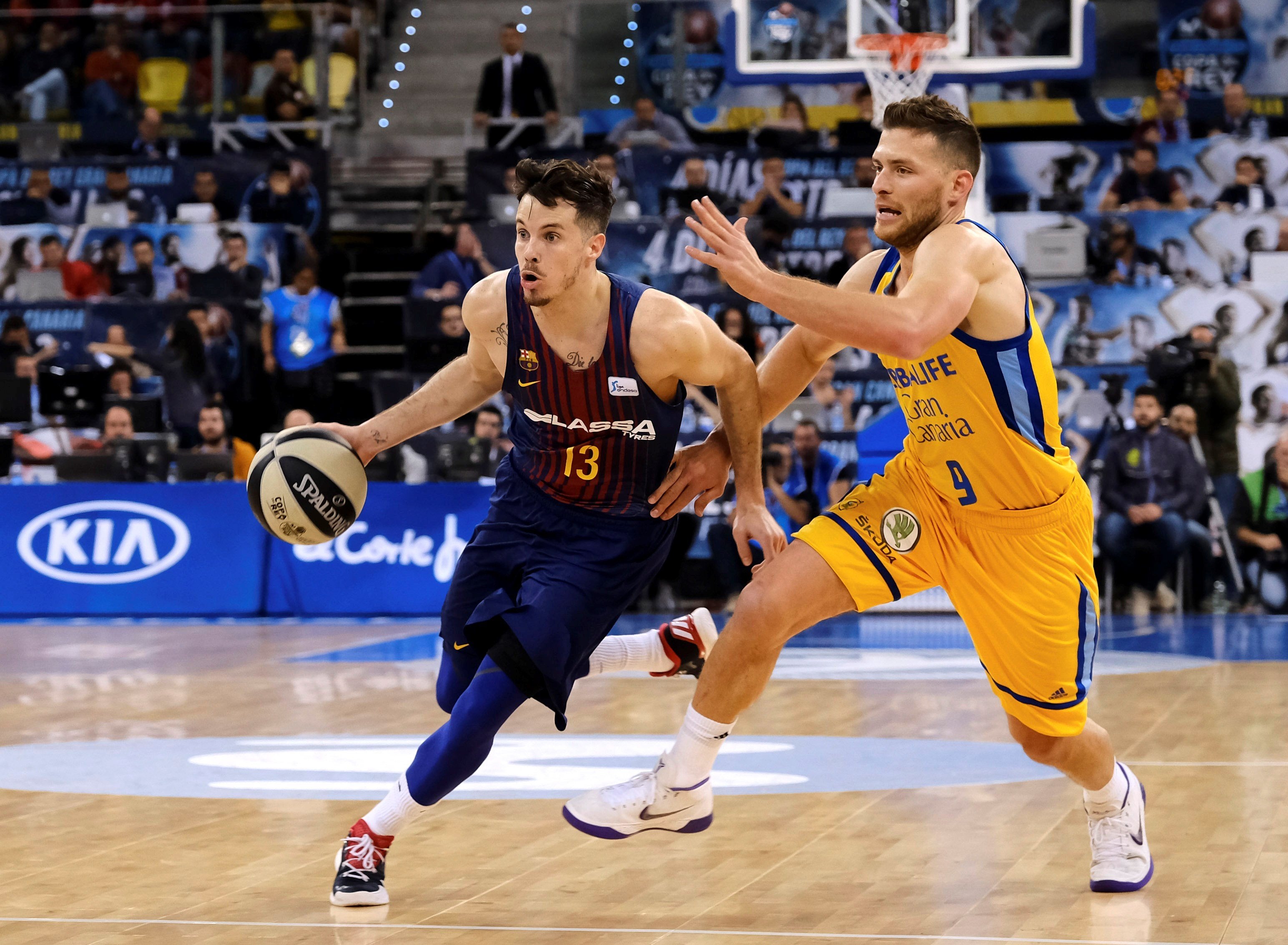 El Barcelona elimina al Gran Canaria y se medirá al Real Madrid en la final de la Copa El Barcelona elimina al Gran Canaria y se medirá al Real Madrid en la final de la Copa