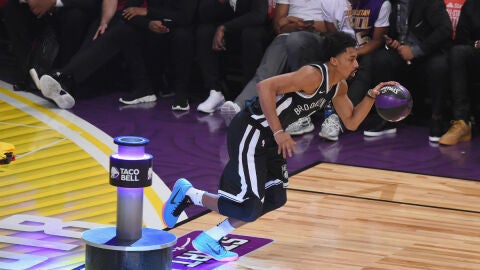 Dinwiddie, en el concurso de habilidades 