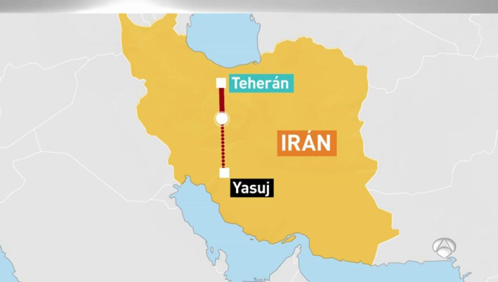 Mueren 66 personas al estrellarse un avión iraní cerca de la localidad de Semirom