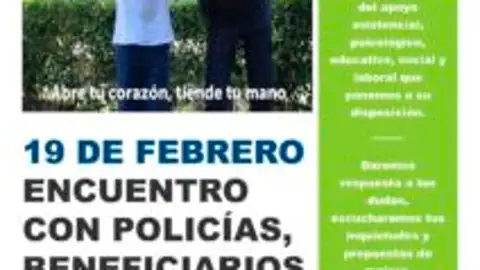 Cartel anunciador de la visita de la Fundación Huérfanos a Ciudad Real Cartel anunciador de la visita de la Fundación Huérfanos a Ciudad Real