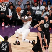 LeBron James, en acción durante el All Star 2018 LeBron James, en acción durante el All Star 2018