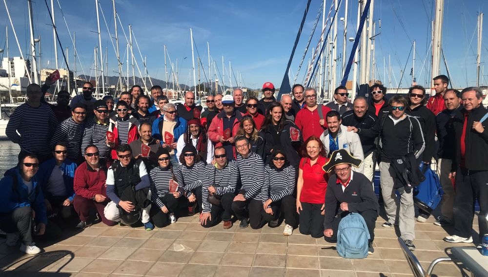 foto grupo regata invierno RCN CS 2018