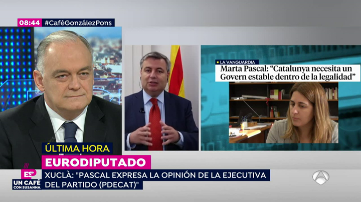 Esteban González Pons: "Espero que Anna Gabriel no esté haciendo un Puigdemont en Suiza" Esteban González Pons: "Espero que Anna Gabriel no esté haciendo un Puigdemont en Suiza"