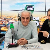José María Carrascal y Frank Blanco en los estudios de Onda Cero