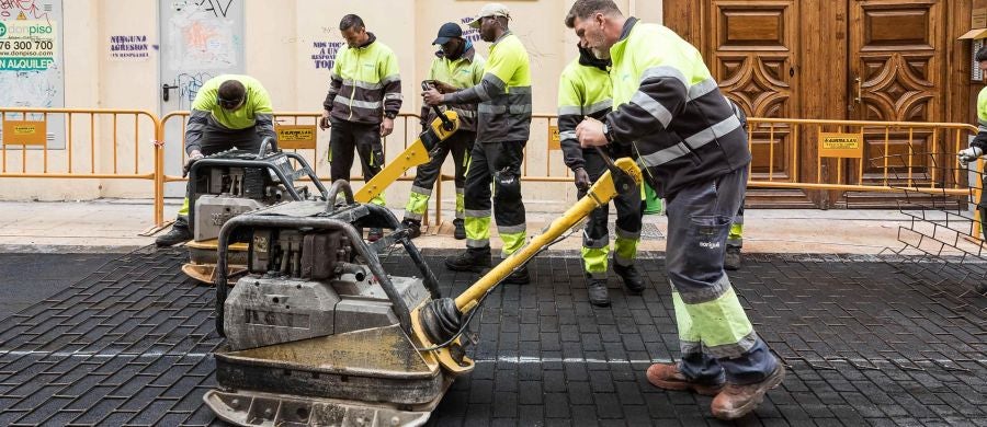 Obras en Espoz y Mina Obras en Espoz y Mina