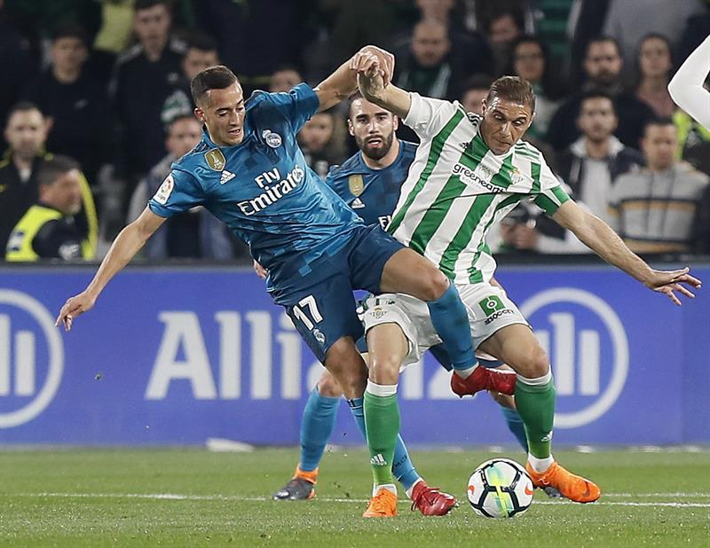 Lucas Vázquez: "Queremos seguir ganando para luchar por la Liga hasta el final y tener buenas sensaciones de cara a París" Lucas Vázquez: "Queremos seguir ganando para luchar por la Liga hasta el final y tener buenas sensaciones de cara a París"
