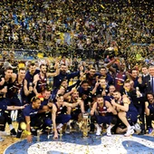 Los jugadores del FC Barcelona celebran la Copa del Rey en Canarias. Los jugadores del FC Barcelona celebran la Copa del Rey en Canarias.