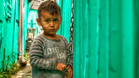 Un niño del Colector 13 en México Un niño del Colector 13 en México