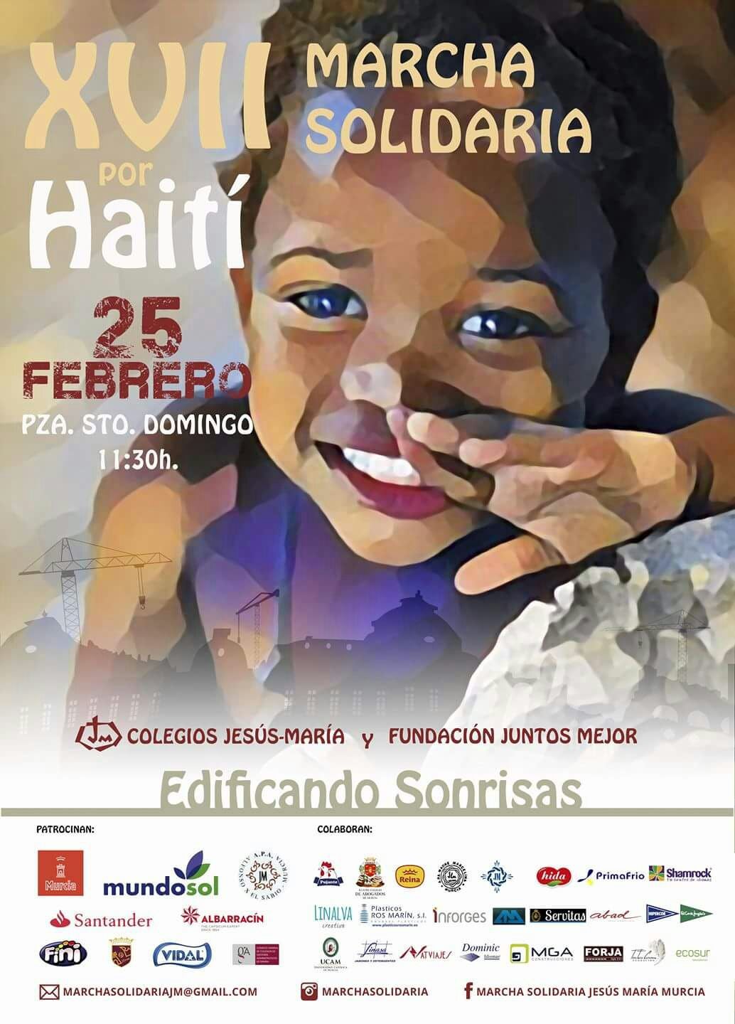 La Marcha Solidaria del Colegio Jesús María recaudará dinero para un proyecto en un colegio de Nigeria La Marcha Solidaria del Colegio Jesús María recaudará dinero para un proyecto en un colegio de Nigeria