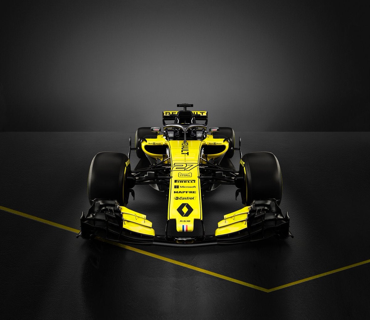 Renault presenta el RS18, el monoplaza del salto para Carlos Sainz y Hulkenberg Renault presenta el RS18, el monoplaza del salto para Carlos Sainz y Hulkenberg