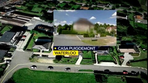 La casa de Puigdemont en Waterloo