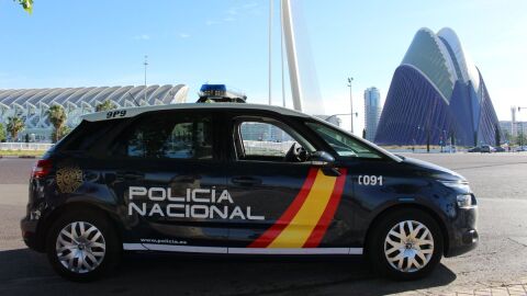Coche de la Polic&iacute;a Nacional