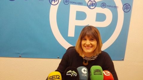 Erica S&aacute;nchez, concejala del PP en el Ayuntamiento de Elche
