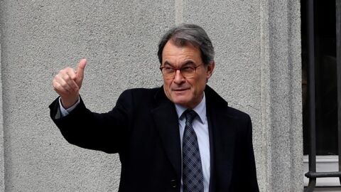 Artur Mas a su llegada al Tribunal Supremo