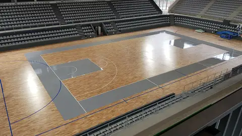 El pabellón de Deportes acogerá el partido del próximo viernes de Chocolates Trapa Palencia Palencia