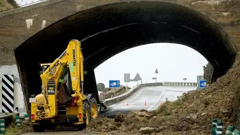 Desprendimientos por la lluvia Desprendimientos por la lluvia