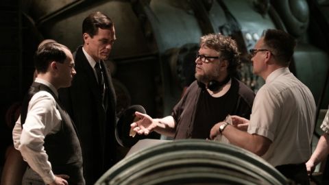 Guillermo del Toro en el rodaje de 'La forma del agua'
