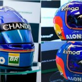 El casco de Fernando Alonso para 2018