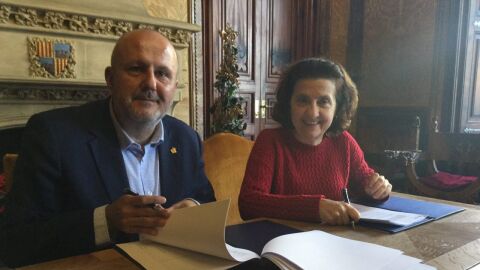 Miquel Ensenyat y Fina Santiago