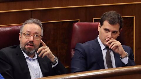 Albert Rivera y Juan Carlos Girauta en una imagen de archivo