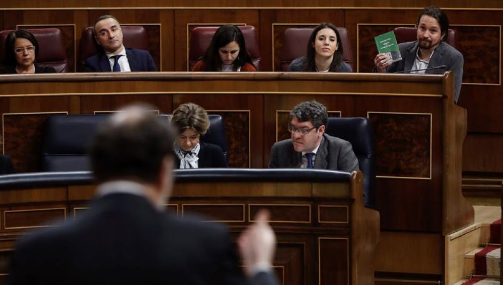 Rajoy responde a Pablo Iglesias en la Sesión de Control al Gobierno en el Congreso