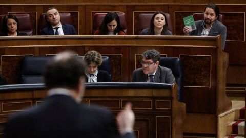 Rajoy responde a Pablo Iglesias en la Sesi&oacute;n de Control al Gobierno en el Congreso