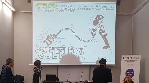 Forges en la asamblea de La Red de Teatros Cita en el CCAI de Gijón