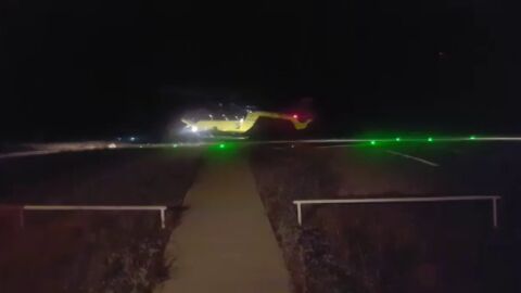 Varios heridos tras chocar un autob&uacute;s con 55 pasajeros y un cami&oacute;n en la A-3