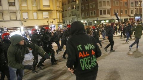 Disturbios en las afueras de San Mam&eacute;s
