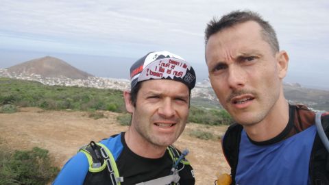  David Arencibia y Vicente D&iacute;az del equipo "P&iacute;opio Trail Team"