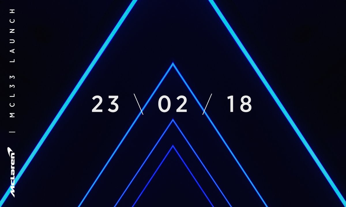 Horario y dónde ver en directo la presentación del McLaren MCL33 de Fernando Alonso de 2018 Horario y dónde ver en directo la presentación del McLaren MCL33 de Fernando Alonso de 2018