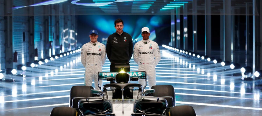 Presentación del Mercedes W09 Presentación del Mercedes W09
