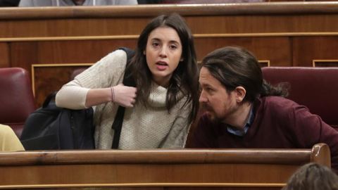 Pablo Iglesias e Irene Montero