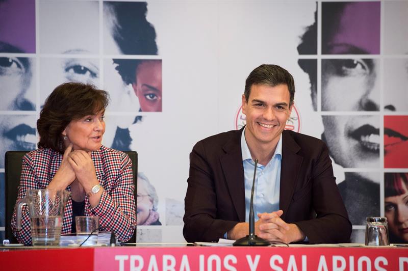 Sánchez llama a todos los partidos a secundar los paros parciales el 8 de marzo porque "esta lucha no es sólo de izquierdas" Sánchez llama a todos los partidos a secundar los paros parciales el 8 de marzo porque "esta lucha no es sólo de izquierdas"