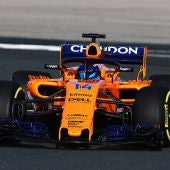 Fernando Alonso rueda por primera vez con el McLaren MCL33