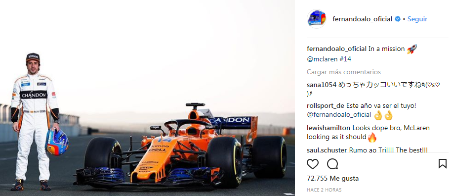 Hamilton da el visto bueno a Alonso con el nuevo McLaren: "Pinta increíble, hermano" Hamilton da el visto bueno a Alonso con el nuevo McLaren: "Pinta increíble, hermano"