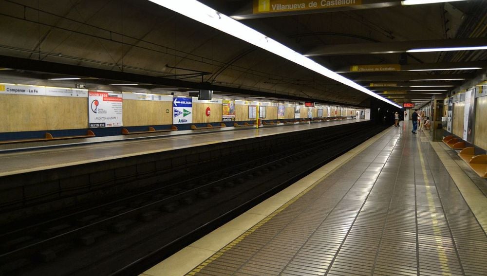 La estación de Campanar-La Fe de Metro de Valencia