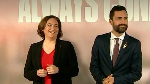 Ada Colau y Roger Torrent
