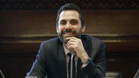 El presidente del Parlament, Roger Torrent